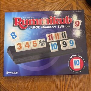 Rummikub Large Numbers Edition - Multicolor